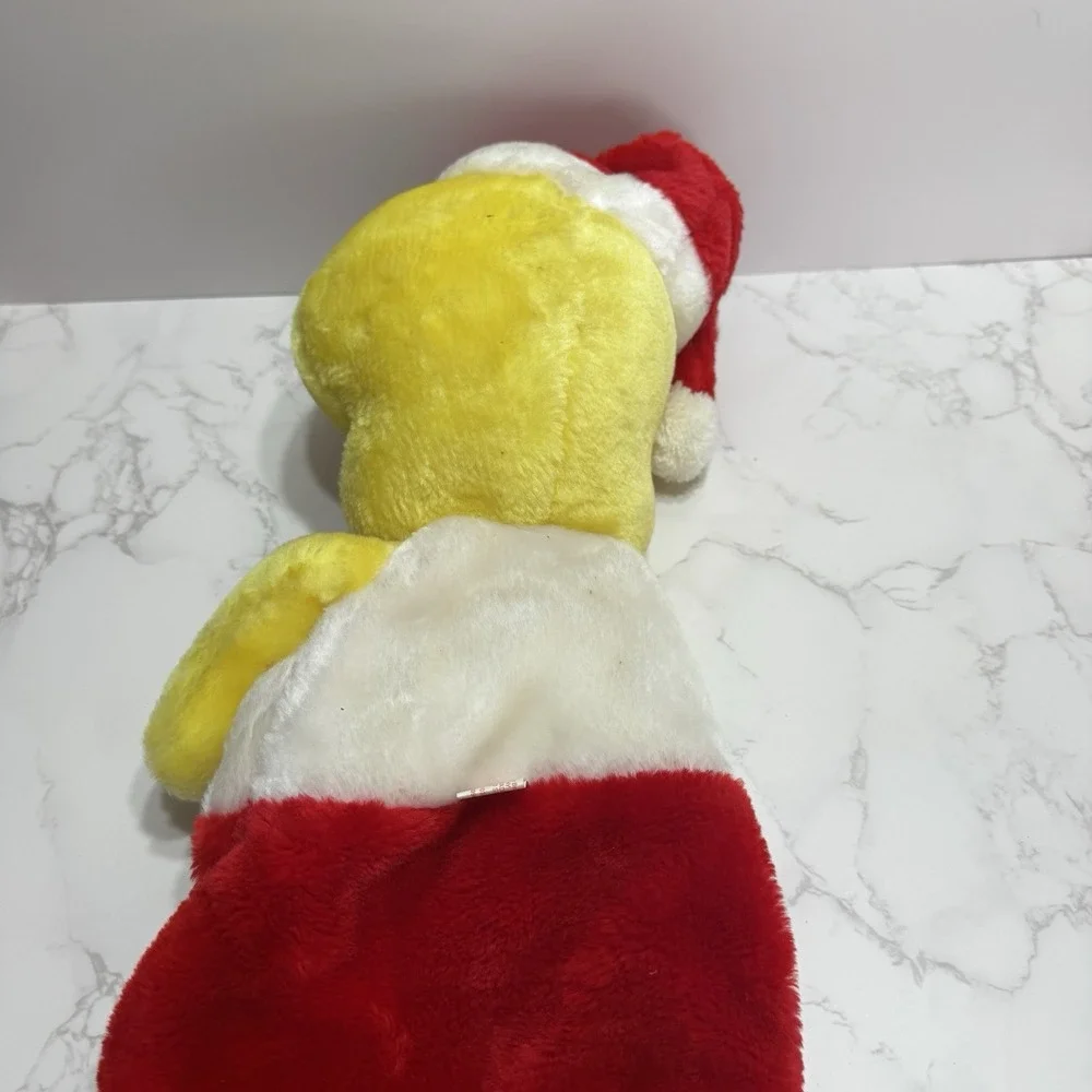 VTG 1991 Warner Bros. Looney Tunes Tweety Bird Christmas Stocking Plush Cartoon